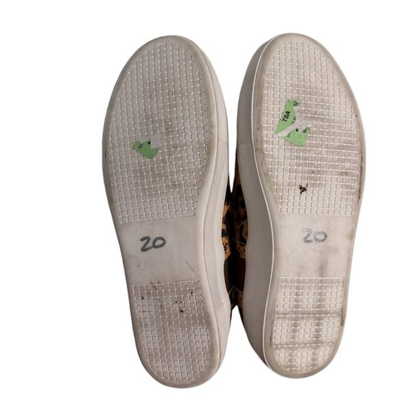 Naughty Monkey Sonder Cheetah Leather Pull On Ankle Boot Sneakers - Picture 7 of 9